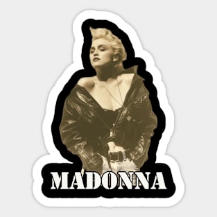 Retro Madonna Sticker